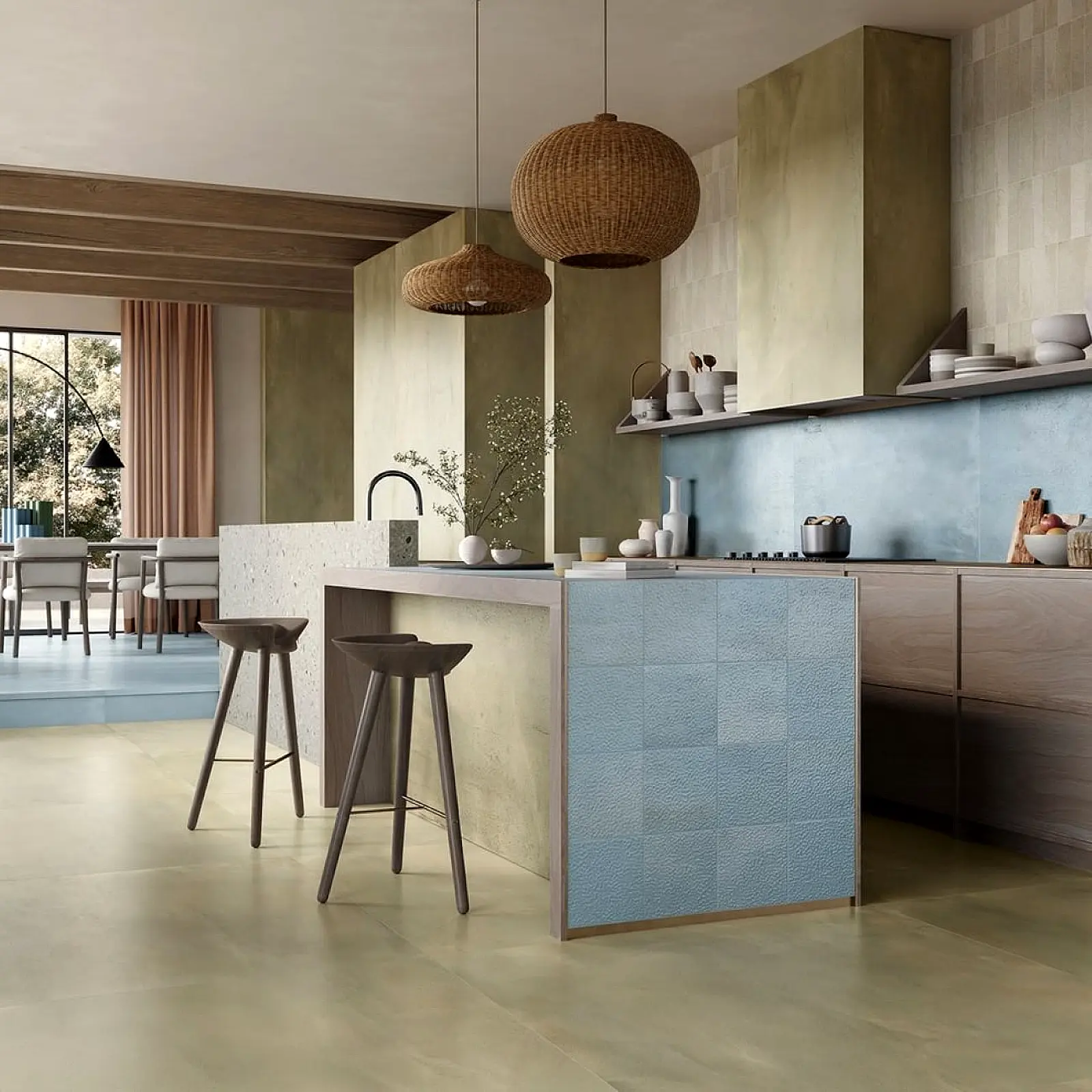 60X120 granitna keramika Marca Corona, taupe boja